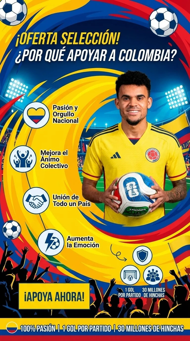 CAMISA COLOMBIA MUNDIAL 2026